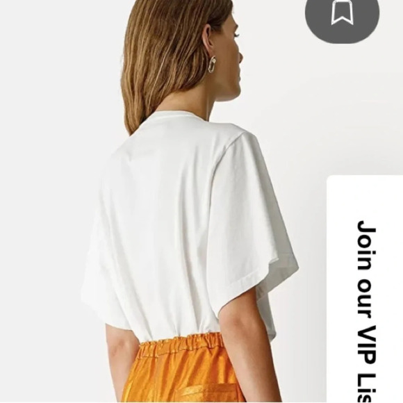 Forte Forte Jewel Collar Cropped Tee Shirt Medium - Picture 2 of 13